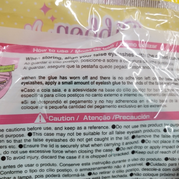 JAPANESE🈳🇯False Eyelashes Case/Free set of lashe - Picture 2 of 3